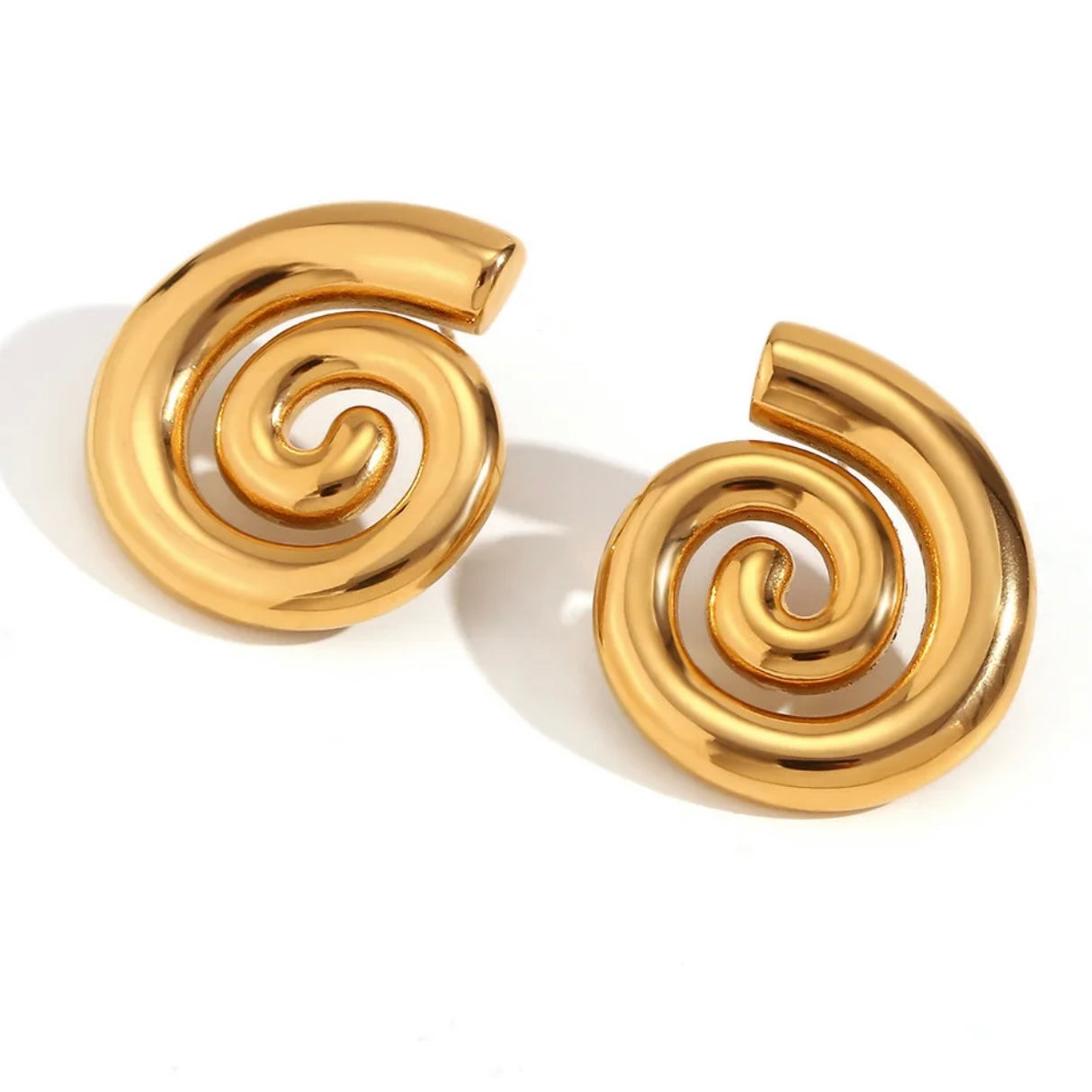 Spiral earrings