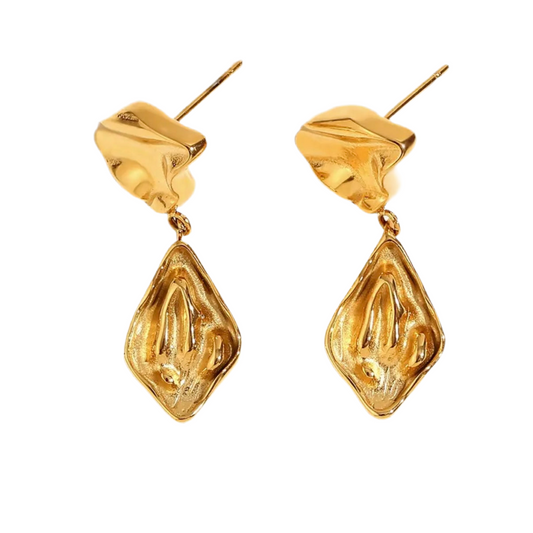 Amber earrings