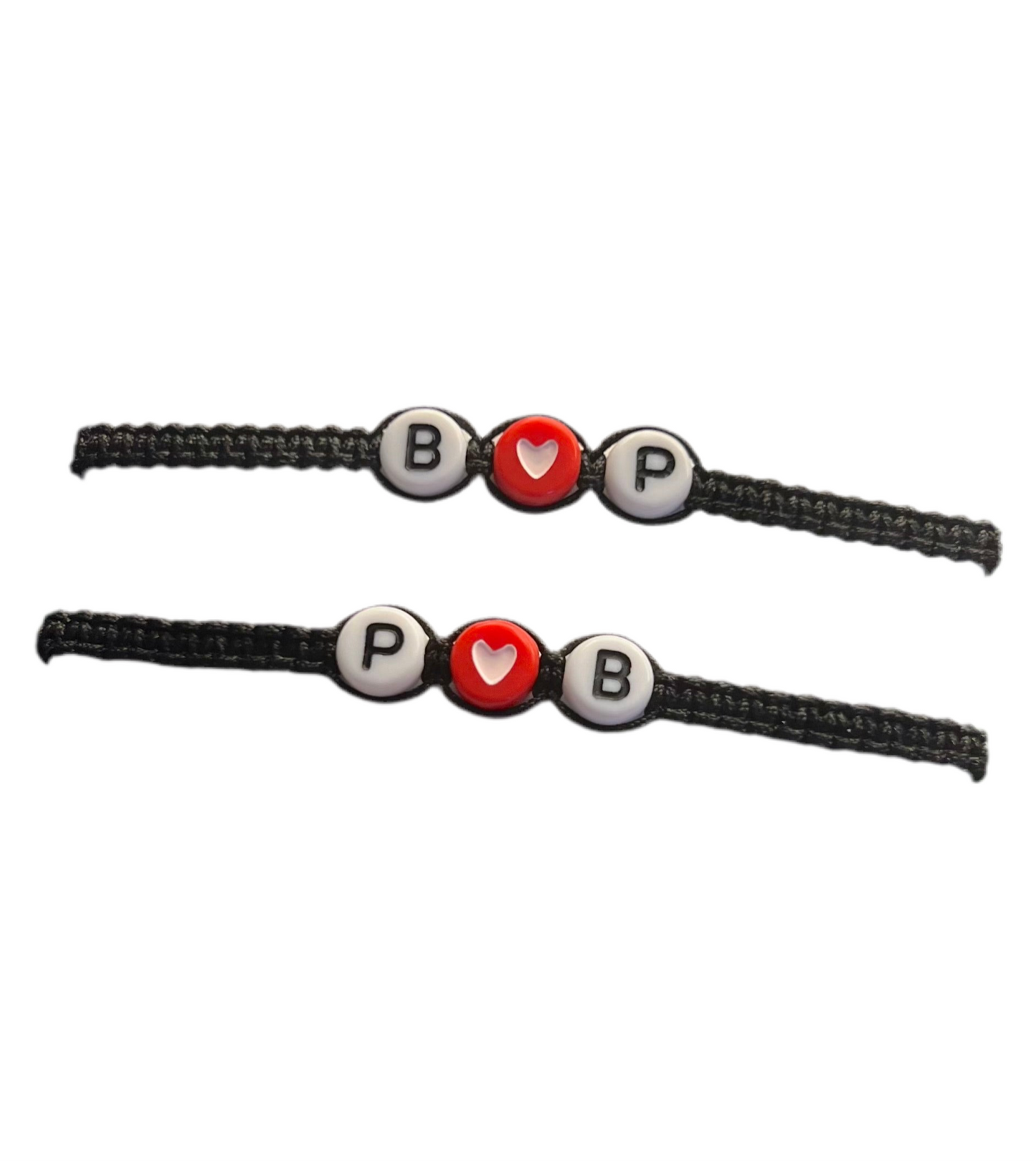 Couples initial bracelet