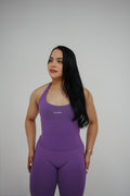 LAVENDER HALTER TOP