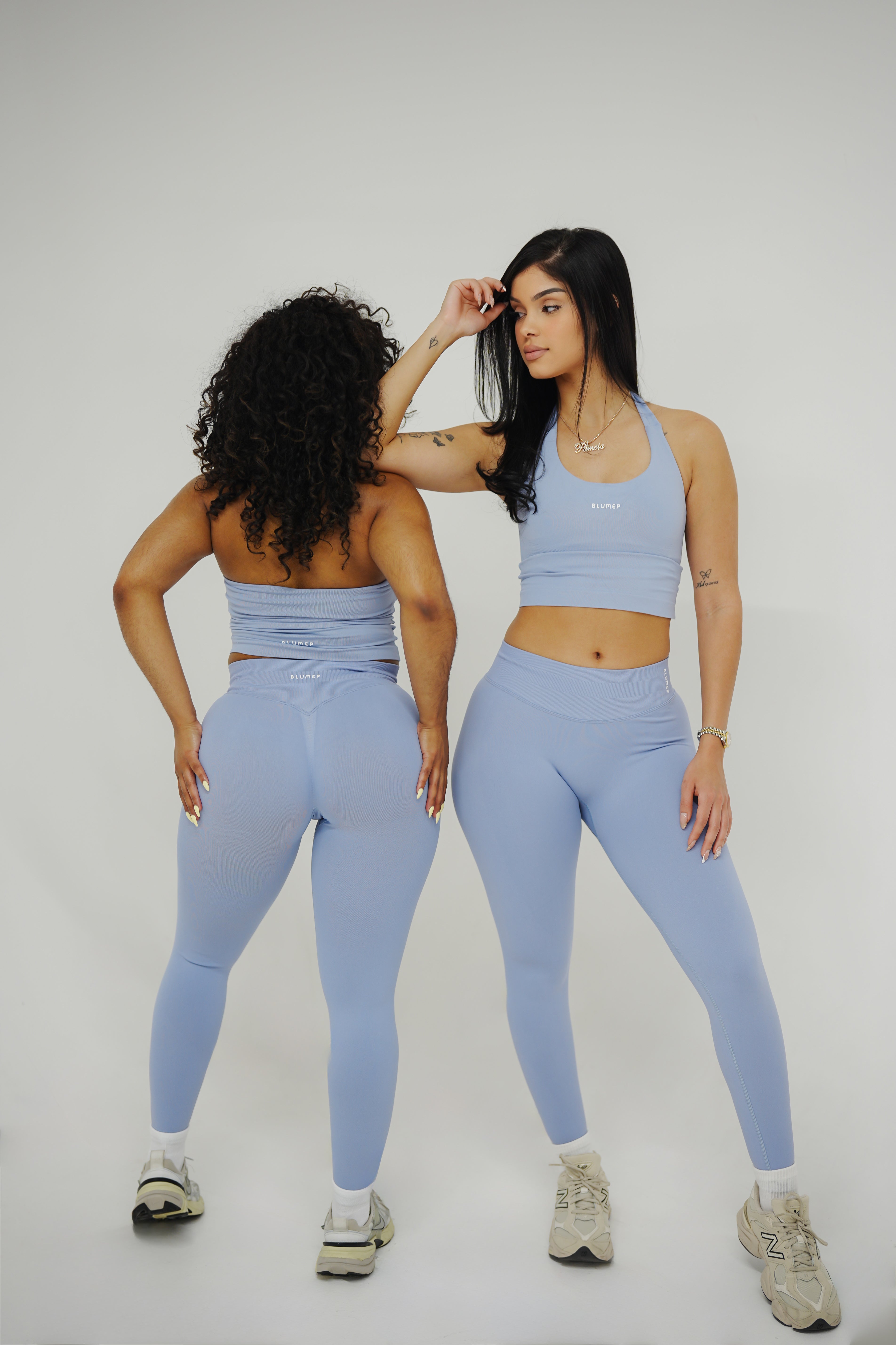 GRAY BLUE LEGGINGS