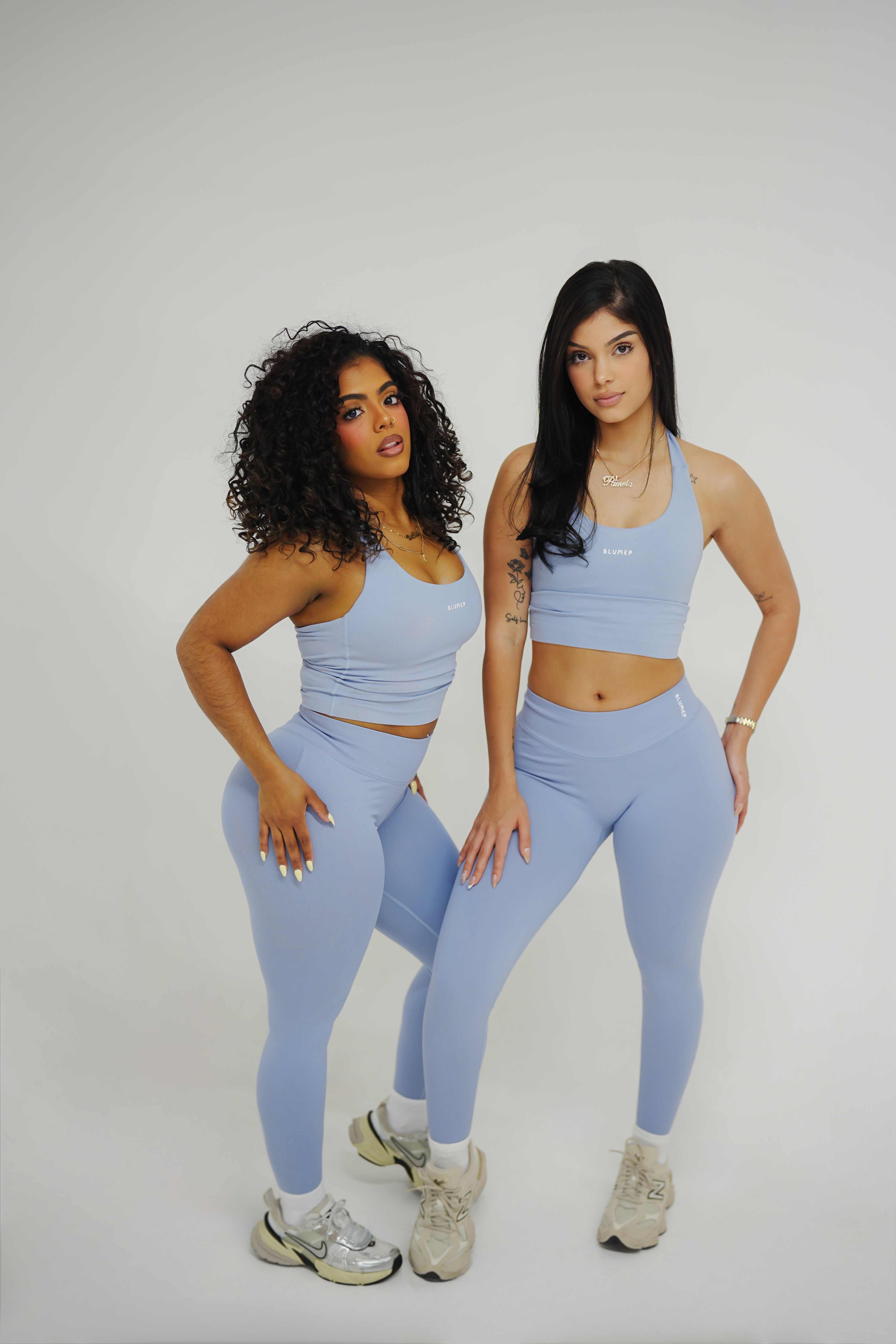 GRAY BLUE LEGGINGS