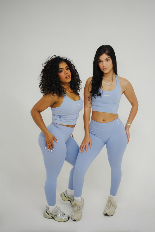 GRAY BLUE LEGGINGS