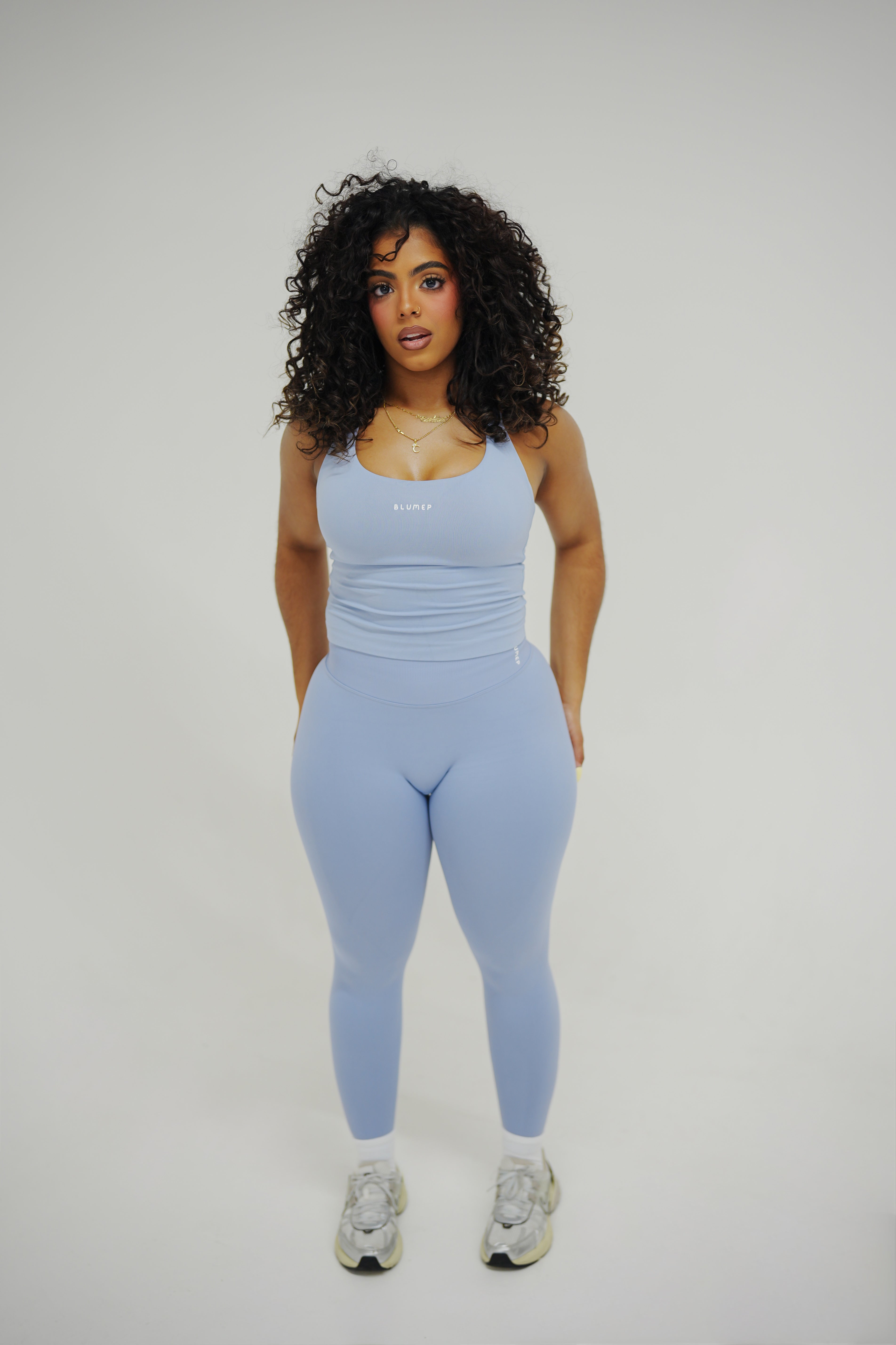 GRAY BLUE LEGGINGS